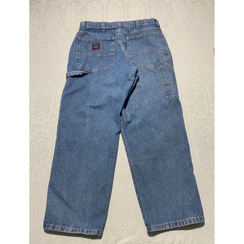 Vintage Baggy Y2K Riders Mens Carpenter Jeans 33x30 Blue Denim TZS-A447-008